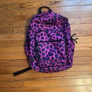 Vera Bradley African Violet Purple Cheetah Backpack